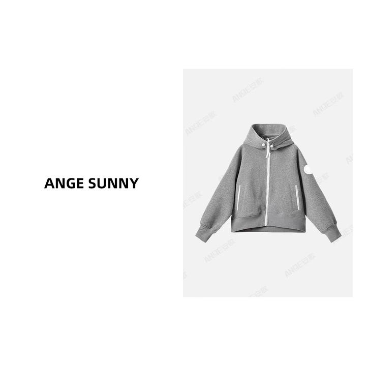 ANGE SUNNY【飞行员羊毛夹克】时尚新款 休闲连帽宽松夹克