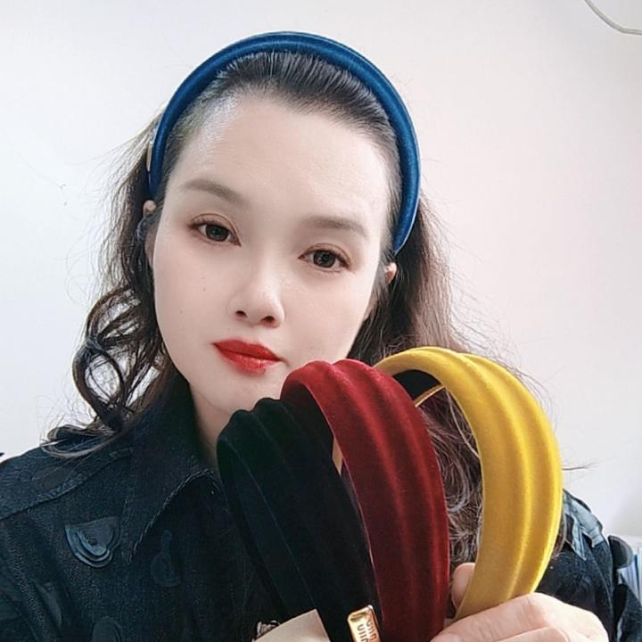 （清仓款）韩版丝绒秋冬发箍复古时尚洋气头箍女（不退不换）