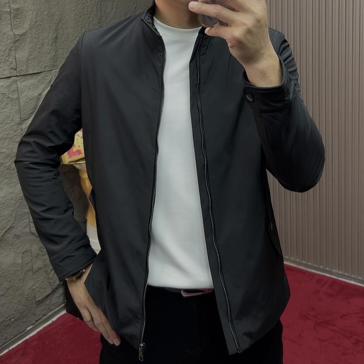 2025-25302立领常规款抗皱男士美式夹克秋季秋冬修身春秋