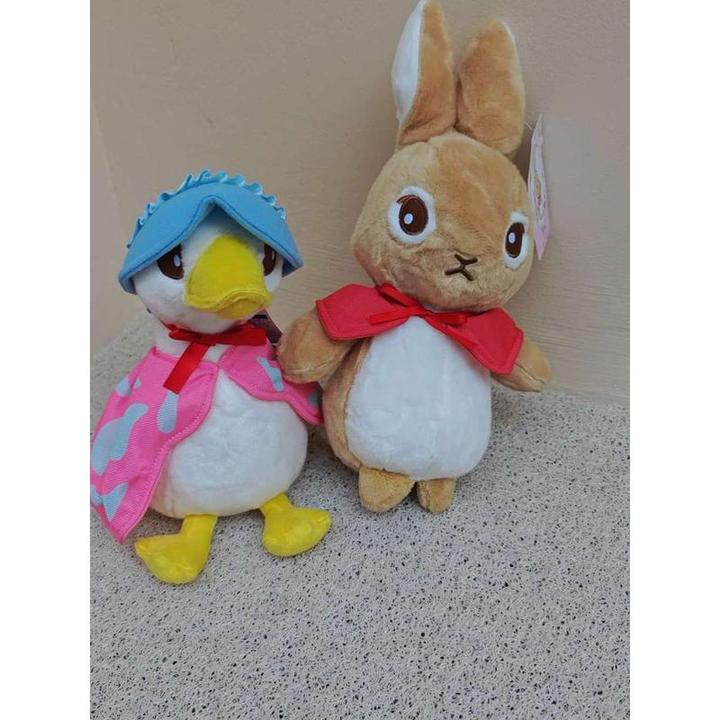 新疆西藏包邮出口日本 PETER彼得*兔子家兔子和鸭妈妈毛绒公仔 安