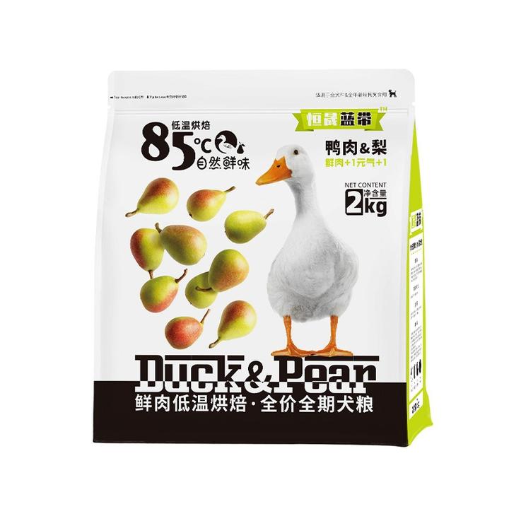 鸭肉梨肠胃呵护鲜肉低温烘焙全价全期狗粮成犬幼犬通用烘焙粮狗狗