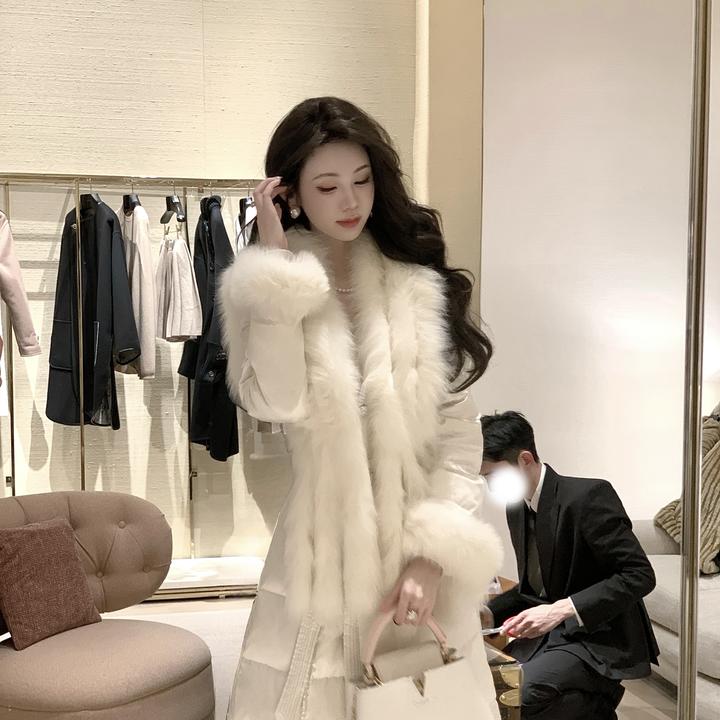 【雅乔定制】九尾狐围巾 狐狸毛披肩女冬季保暖围脖DYTH-25094046