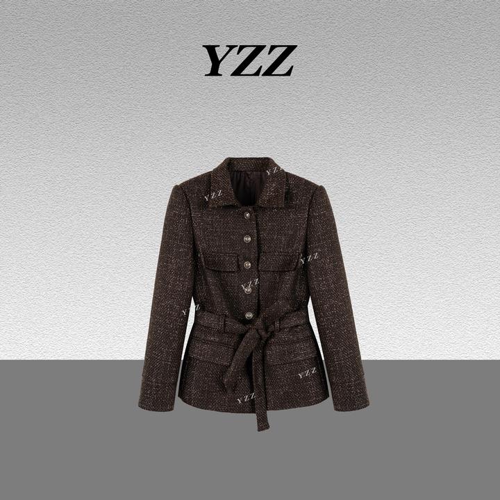 YZZ“群星”奢华感小香收腰显瘦气质外套 680356