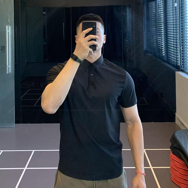 新款户外运动男士POLO衫