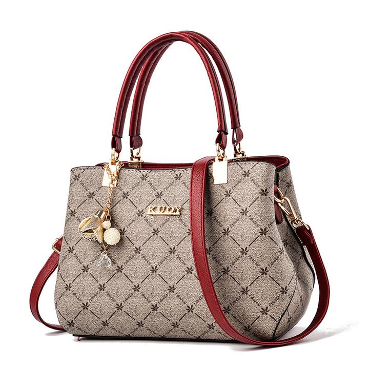 2025新款包包大容量女手提包大气妈妈包潮时尚婆婆单肩斜挎包代发