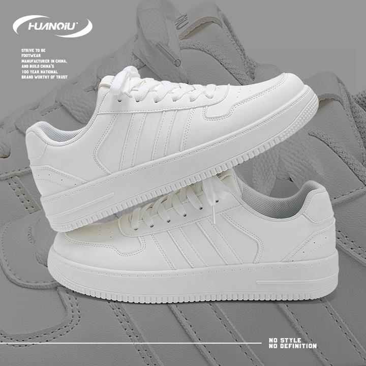 环球百搭小白鞋男款2025夏季时尚少年感潮流运动休闲学生小众板鞋