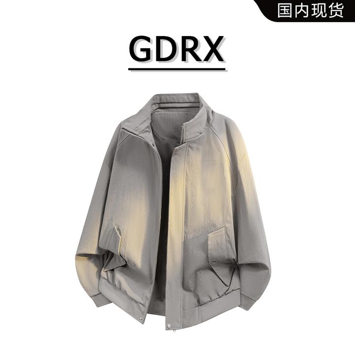 GDRX美式高街夹克男士2025秋冬季宽松百搭休闲外套高级感男生衣服
