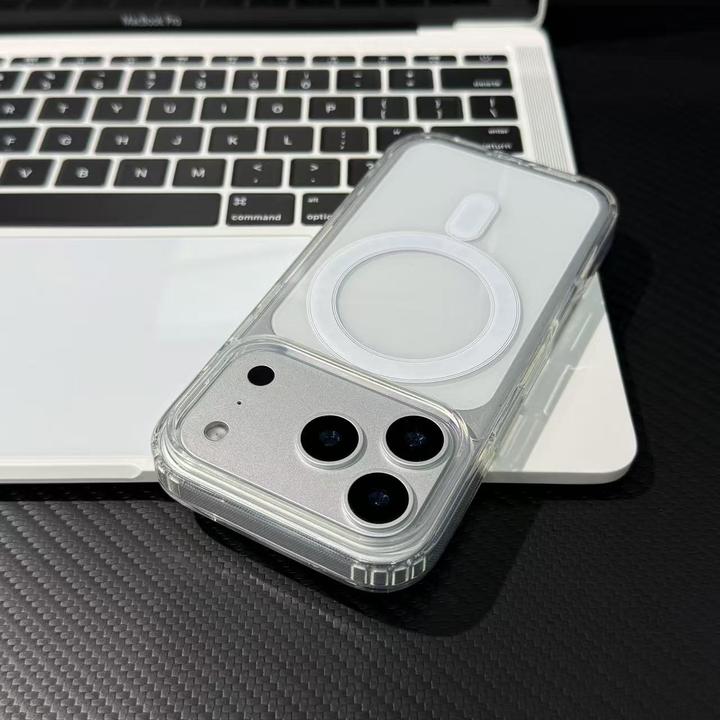 雅天立纯色磁吸肤感适用iPhone17苹果16promax/15手机壳14/13磨砂