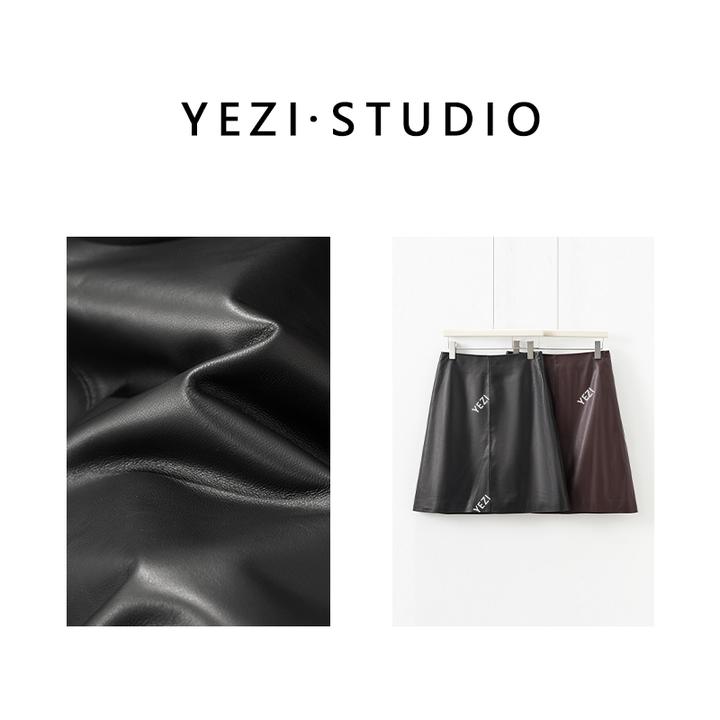 【姐姐皮裙】云朵小羊皮细腻柔弹时髦腿精A字半身皮裙25426003