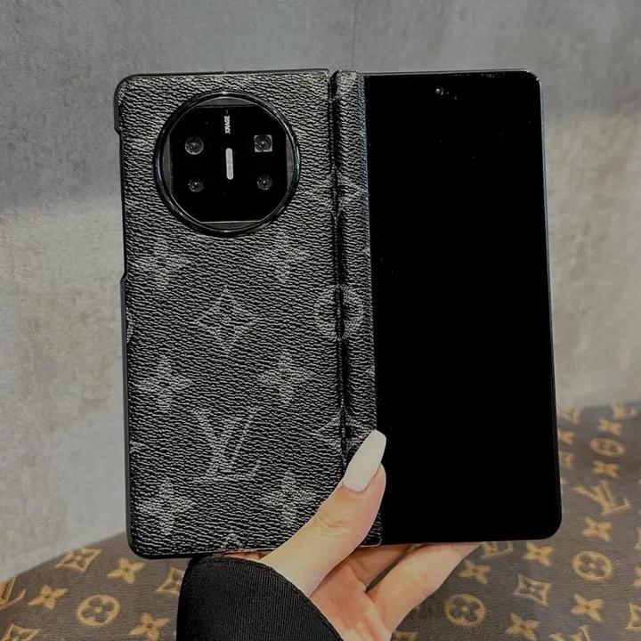 老花适用华为mateX6手机壳带中轴mateX5真皮防摔x3折叠x5老花高档