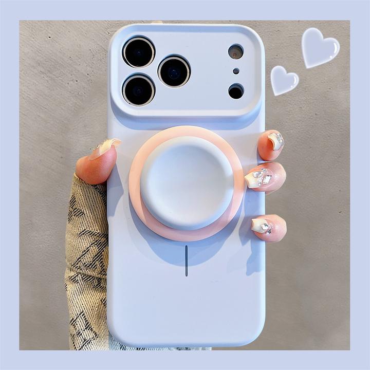 适用苹果17promax手机壳高级感新款液态硅胶磁吸支架iPhone Air简