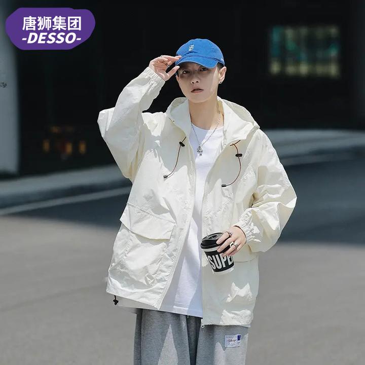 唐狮集团DESSO防晒衣男超薄防晒服外套男女可运动女透气潮流工装