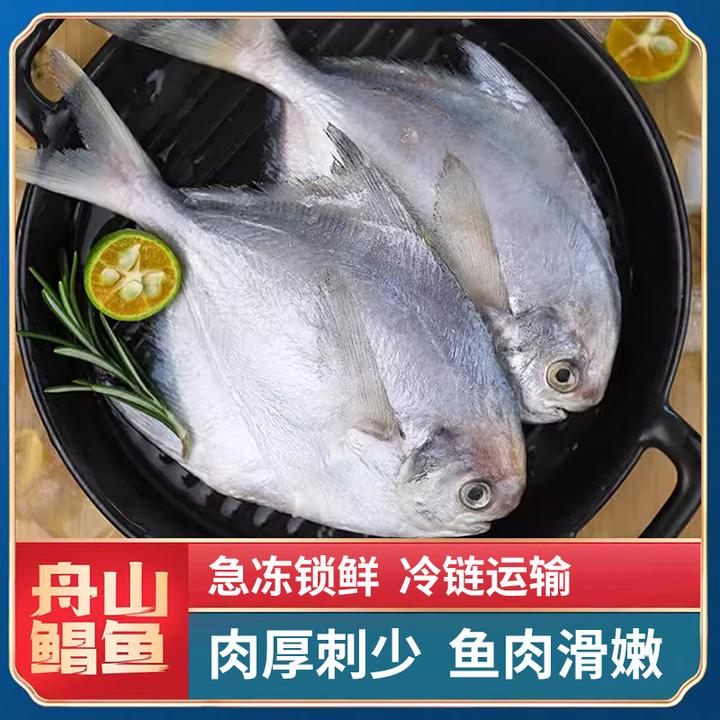 【纯色本味】 舟山原条白鲳鱼银鲳鱼400g*5袋（每袋约4-5条）