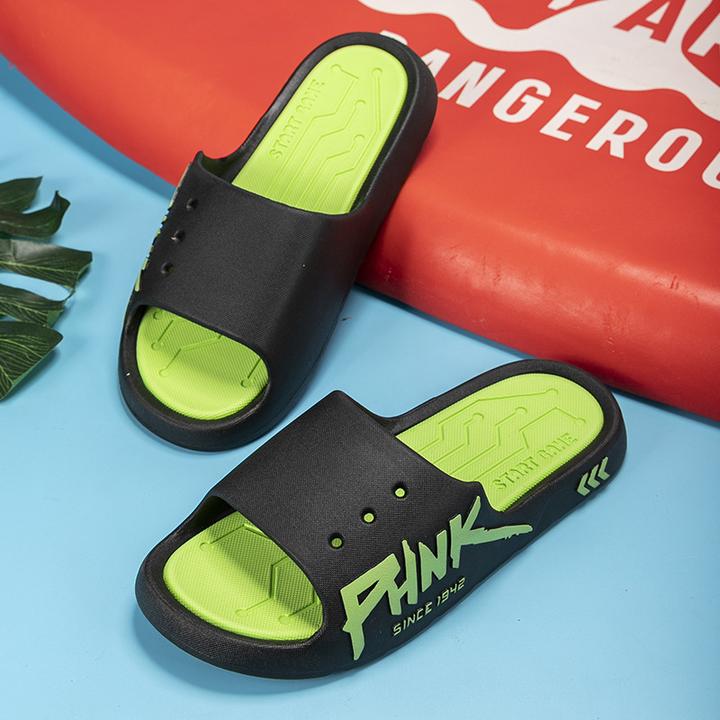 夏季男士拖鞋时尚新潮流外穿情侣一字拖室内防滑拖鞋男女家居拖鞋