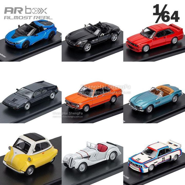 AlmostRealAR1:64宝马原厂汽车模型收藏摆件合金仿真车模玩具手办