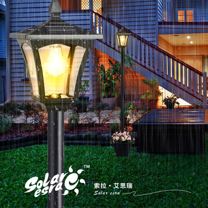 太阳能灯花盆大路灯庭院照明装饰用灯花园小路灯景观灯