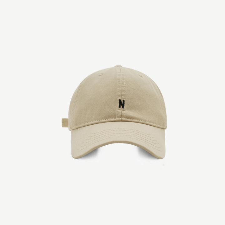 freerabbitII四季大头围显脸小简单字母鸭舌帽遮阳休闲情侣棒球帽