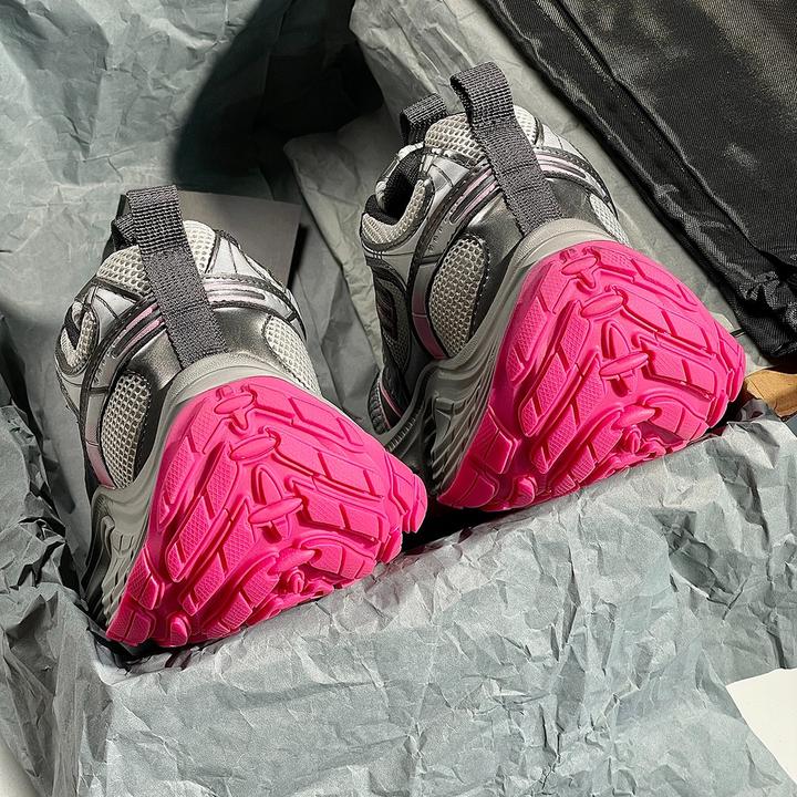 小个子炸街老爹鞋女ins潮达人磁场厚底增高运动鞋厚底跑步百搭鞋