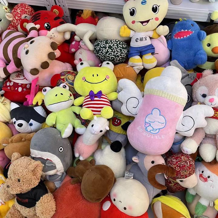 布娃娃毛绒玩具摆摊玩具套圈玩具婚庆抛洒公仔抓娃娃毛绒玩具批发