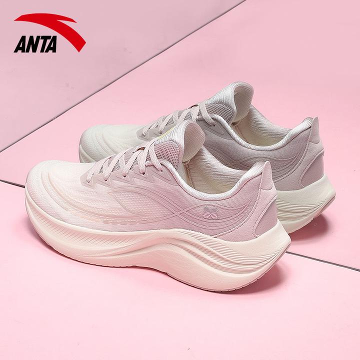 安踏叶子6运动鞋女鞋跑步鞋2025秋季新款正版轻便专用通勤跑鞋女