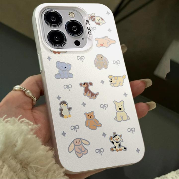 结动物适用苹果16Promax手机壳大孔防摔IP15幻彩IP16暴款ins