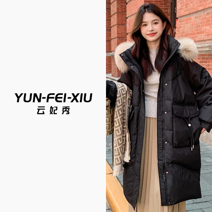 云妃秀大码女装羽绒服时髦宽松显瘦微胖气质减龄保暖休闲冬季8823