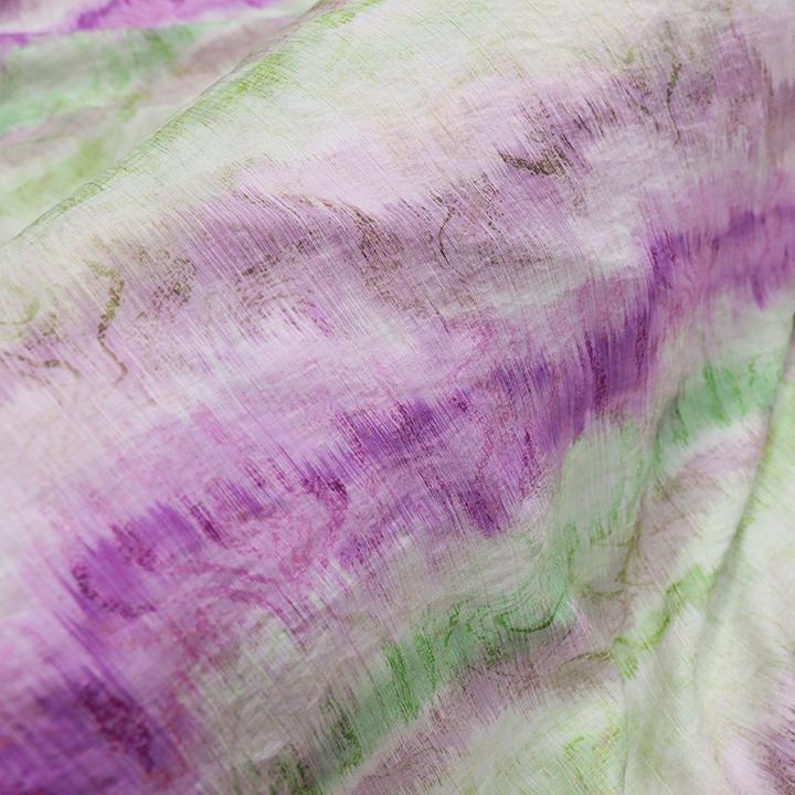 烂漫紫色扎染风格布料 连衣裙衬衣布料（不支持七天无理由退换货）