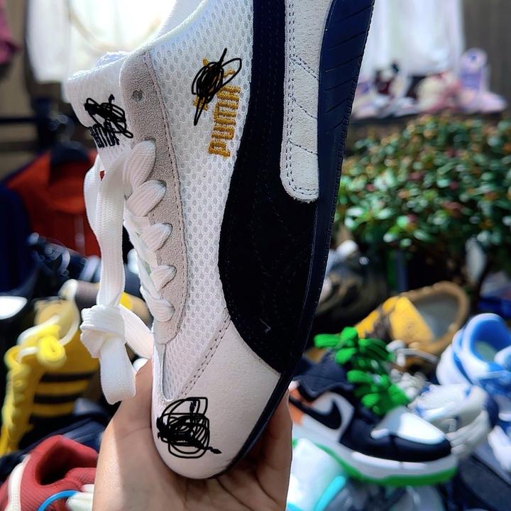 低跟时尚休闲鞋夏季黑白足球鞋防滑训练鞋透气快干