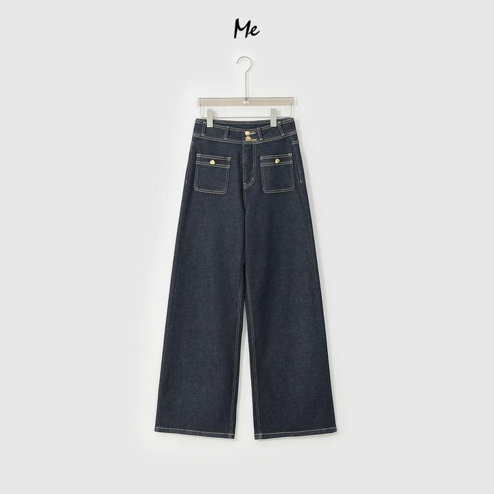 ME【CE蓝金巴黎超牛】奢牌感高弹高腰显瘦百搭水洗牛仔裤MESA3340