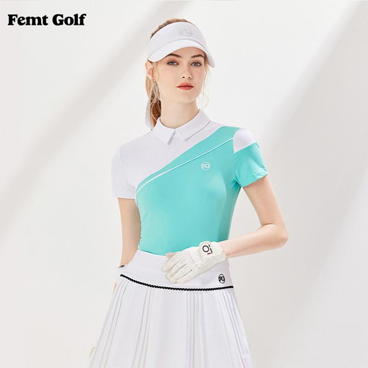 Femt Golf/Femt Golf夏季高尔夫女装短袖T恤透气速干弹力显瘦上衣