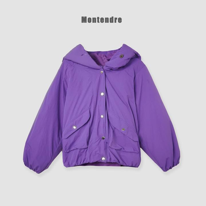 【Montendre】秋冬新款 L 经典保暖舒适连帽棉服时尚高级感复古外套