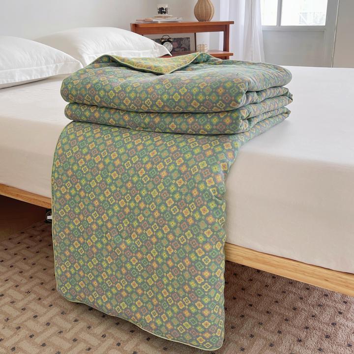 【法布丽娜】进店必拍！爆卖香奈大豆夏凉被柔软 干爽 透气 空调被