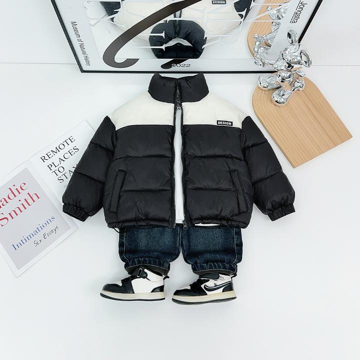 儿童冬棉服男童冬款加厚棉衣2025新款冬装 HZ25655 悠悠童话童装