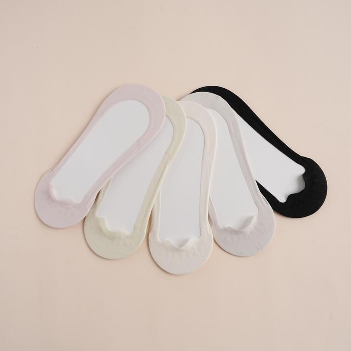 西子/【浅隐】夏季简约五色船袜防掉跟隐形袜/WZNY002