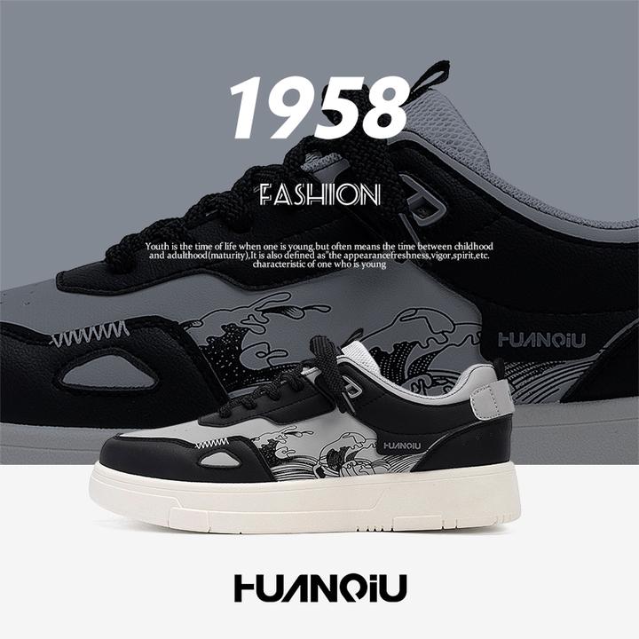 环球厚底增高板鞋男款2025冬季新款百搭时尚男鞋潮流复古休闲鞋子