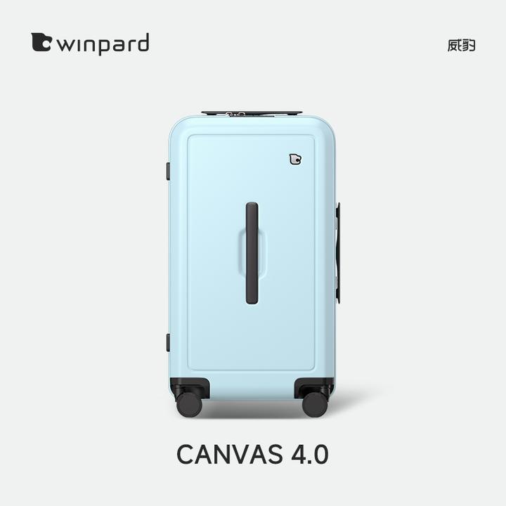 威豹画布4.0运动版高级感大容量行李箱密码箱三七分旅行箱拉杆箱