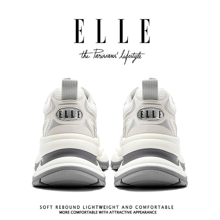 ELLE超火网红潮酷老爹鞋厚底女鞋子炸街显脚小户外登山休闲运动鞋