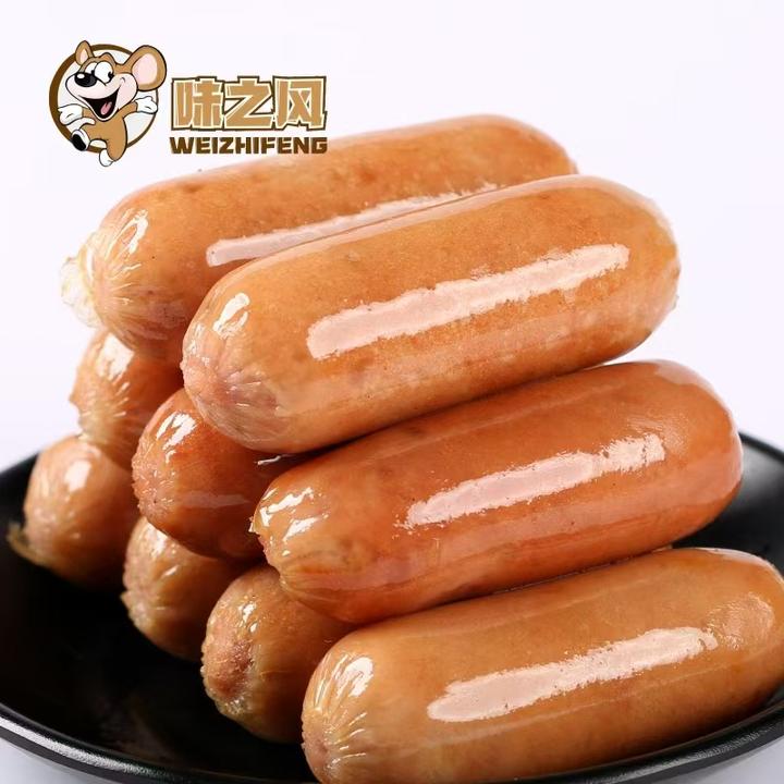 【净重4斤8两120根】地道火山石烤肠黑胡椒原味台湾风味烤肠20g/根