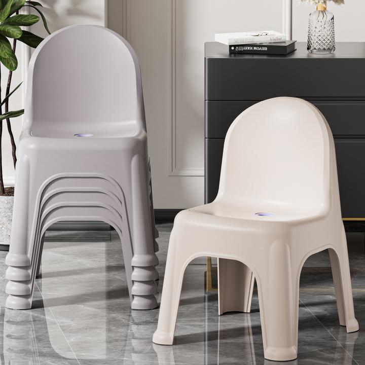 大人加厚塑料小凳子结实矮凳浴室家用客厅茶几靠背椅儿童洗澡板凳