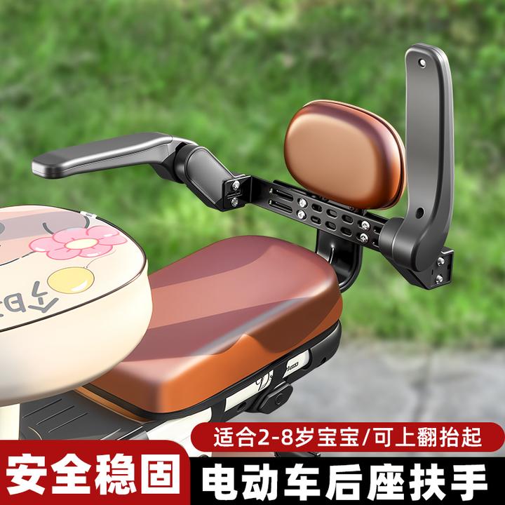 电动车后座靠背护腰通用支架尾箱爱玛台铃电瓶自行车座椅坐垫改装