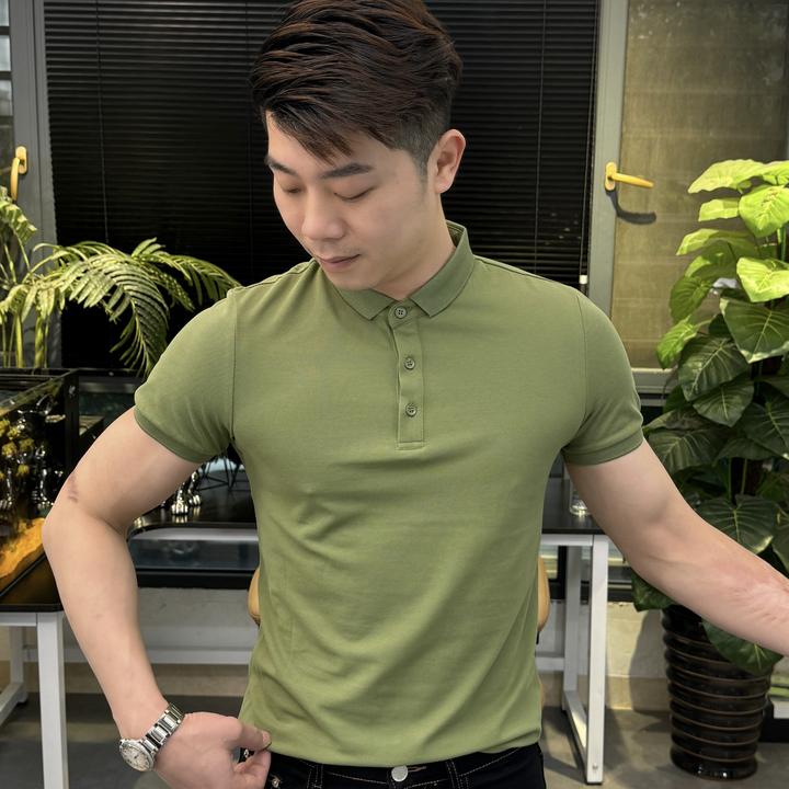 名图服饰夏季纯色韩版时尚修身Polo衫简约上衣短袖T9015夏季薄款