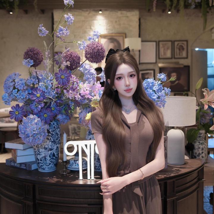 【美丽不烦恼】韩系气质女神2025初秋新款修身显瘦上衣配半身裙套装