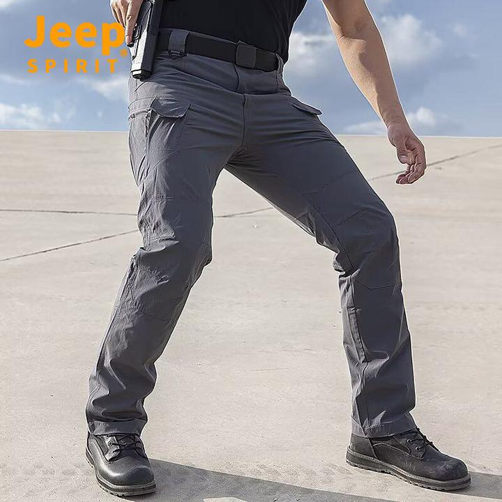 Jeep吉普执政官战术长裤男作训工装裤宽松大码战术军迷裤耐磨裤子