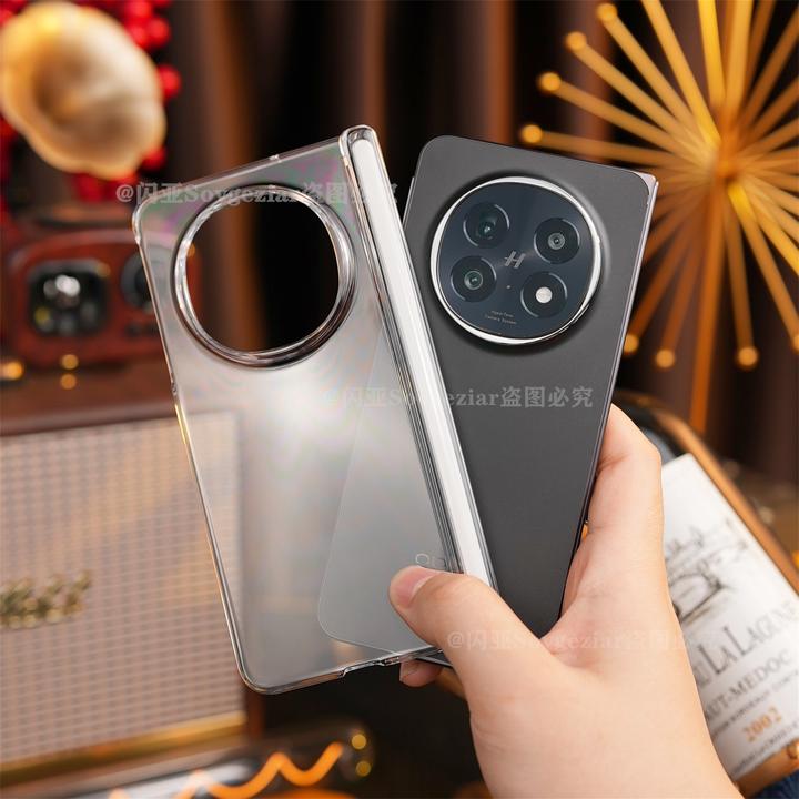 适用于OPPO Find N5超薄透明中轴手机壳散热防摔裸机Find N3