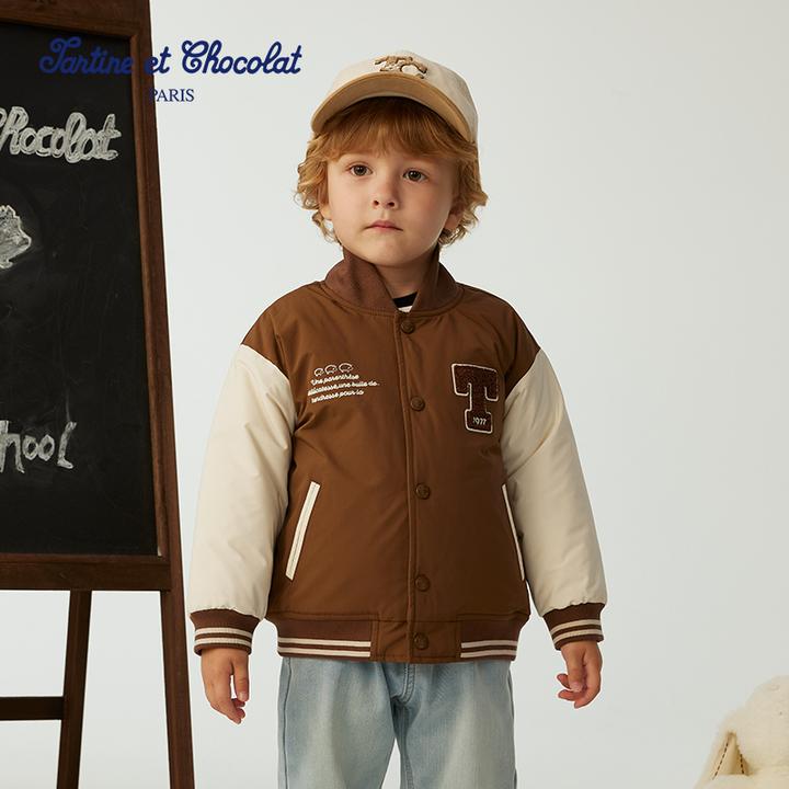TC法国巧克力童装25秋冬新品男童夹克棒球服【流光风】CIJPF8913T