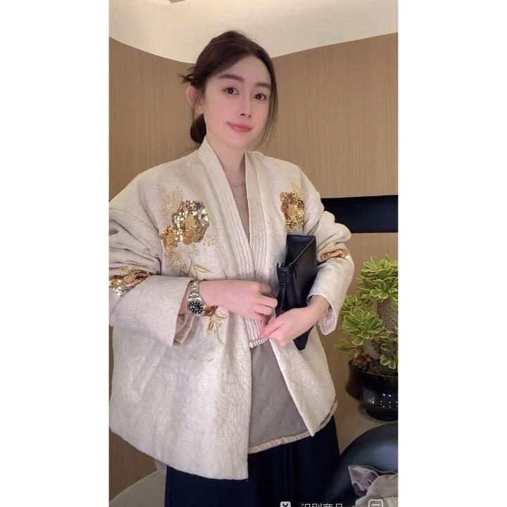 ZHUIMU.【锦瑟华年】新中式国风重工刺绣棉服ZM1011