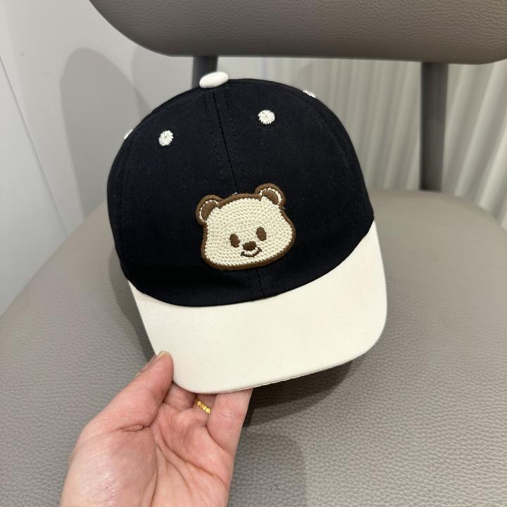 宝宝帽子春秋季男宝女宝鸭舌帽遮阳韩版卡通棒球帽婴儿外出防晒帽