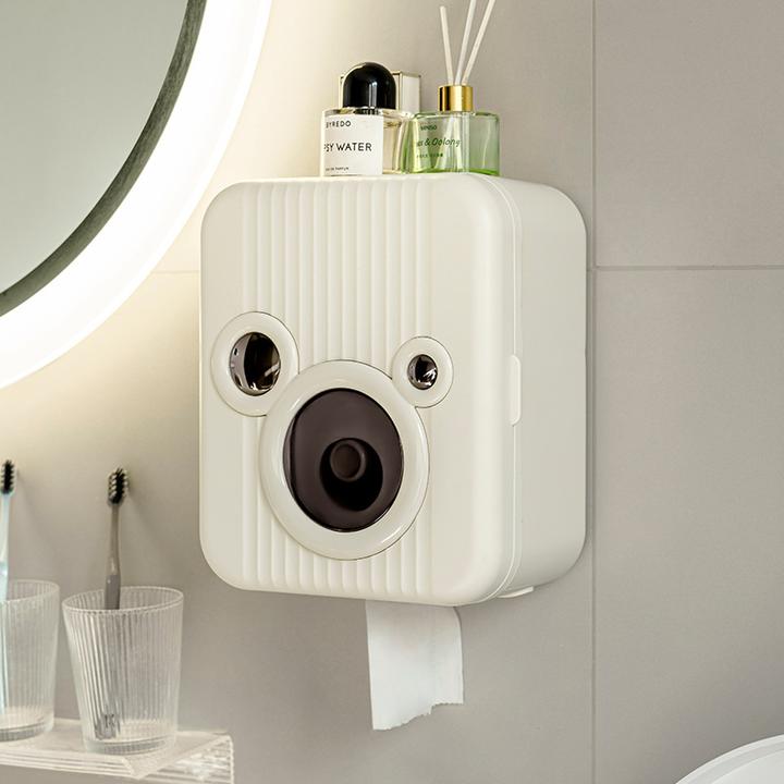 厂家直销卫生间壁挂式卷纸盒免打孔纸巾盒家用带磁吸客厅抽纸盒