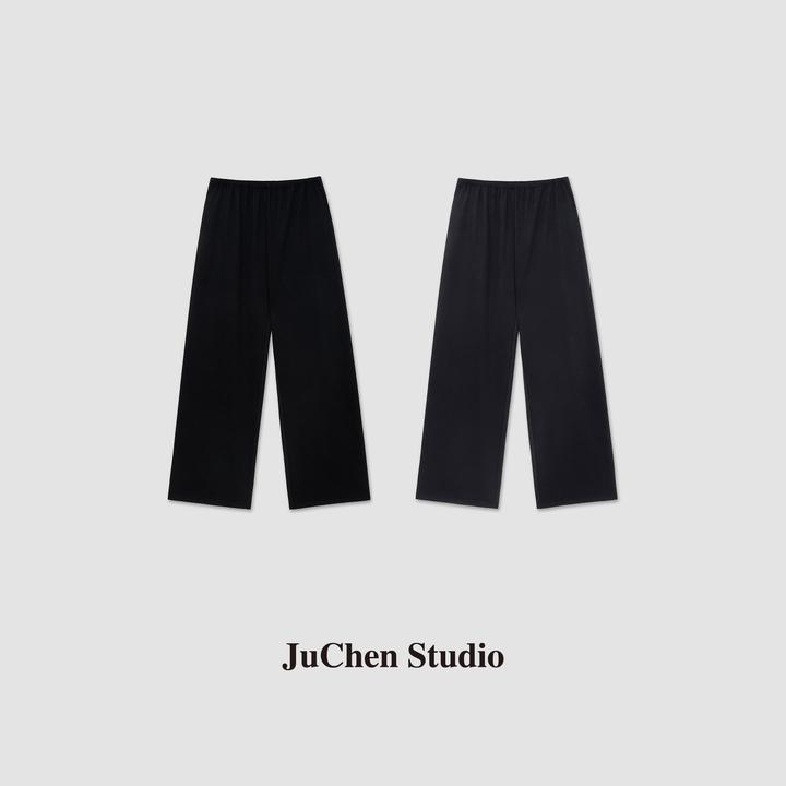 “果冻裤”软垂显瘦莫代尔窄版直筒弹力腰休闲裤 SS201001-05