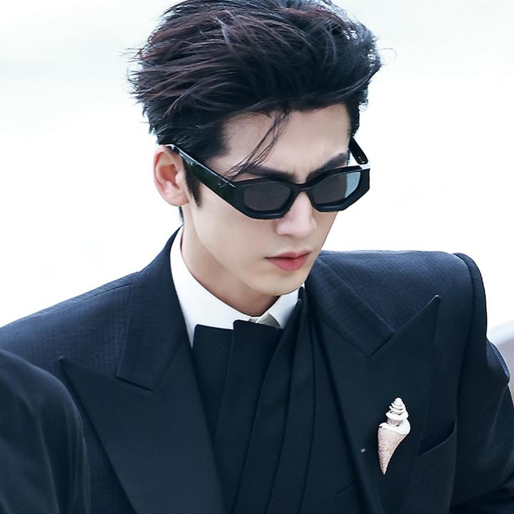 张凌赫同款猫眼墨镜男款斯文败类痞帅高级感遮阳太阳眼镜ELLE盛典